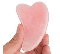 Natural Rose Quartz Crystal Stone Gua Sha Stracing Massage Board Tool Slice 1 pz HEPBAK