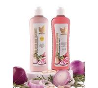 Natural sant - Shampoo e trattamento di biotina e rosmarino alla cipolla per fili più forti, spessi e più lunghi - lucentezza morbida, anti-caduta e dimagrante dei capelli, formula di crescita, senza
