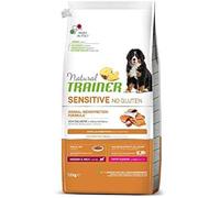 Natural Sensitive No Gluten Medium & Maxi Puppy & Junior Con Salmone 12 Kg