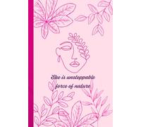 Natural Shade Paper 120 GSM A5 Hardbound Bullet Journal for women: 214 Pages | Writing Paperback | (She's Unstoppable)