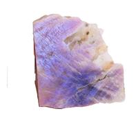 Natural Sun Moon Crystal Raw Stone Polished Blue Purple Decoration Ornament
