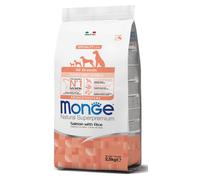 Monge Salmone E Riso Cibo Secco Per Cani Cuccioli Sacco 12 Kg
