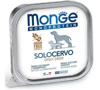 Monge Monoprotein Solo Cervo Cibo Umido Per Cani Adulti 150g