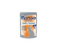 Monge Natural Pezzetti Salmone Gatti Adulti 80 g Mangime