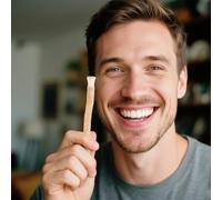 Natural Toothbrush - Wooden 7.87 Inch | Natural Care with Breath | Travel, Daily, Eco-Friendly Wooden Stick | Office Naturál Sticks for Hygiene