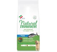 Natural Trainer Maxi Cibo per Cani Adulti con Tonno - 12kg