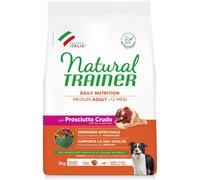 Natural Trainer Daily Nutrition Medium Adult con Prosciutto crudo 3 kg - Croccantini per cani - 1° ORDINE? scegli lo sconto BZR5 / BZR20 + 200 punti fedeltà