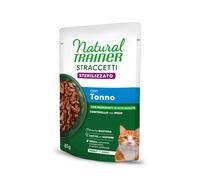 Natural Trainer Straccetti Adult Sterilised in Salsa 24 x 85 g - Tonno