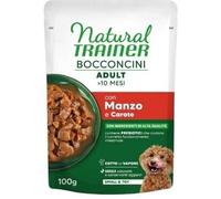Natural Trainer Cane Bocconcini in Salsa Adult Small&Mini con Manzo 100g