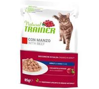 Natural Trainer – Adult Bocconcini in salsa con manzo – 85 g