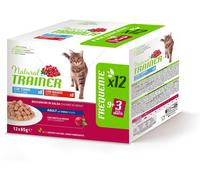 NATURAL TRAINER ADULT TONNO/MANZO MULTIPACK 12 x 85 GR.