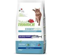 Natural Trainer Cibo secco Exigent Adult per gatti con pesce azzurro 1,5 kg