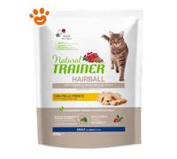 Natural Trainer Cat Hairball Pollo e Mix di Fibre - Natural Trainer Cat Hairball Pollo e Mix di Fibre - Sacco Da 300 Gr
