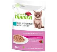 NATURAL TRAINER KITTEN MERLUZZO SALSA 85 GR.