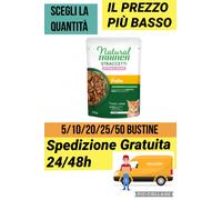 Natural Trainer Cat Kitten&Young Straccetti - Pollo 70g per gattini cuccioli