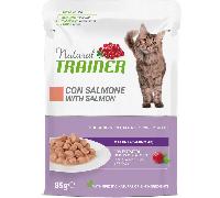 Natural Trainer Cat Mature con Salmone Bocconcini in Salsa Busta 85gr
