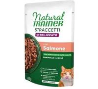 Natural Trainer Straccetti Adult Sterilised in Salsa 48 x 85 g - Salmone