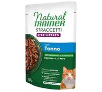 Natural Trainer Straccetti Adult Sterilised in Salsa 24 x 85 g - Tonno