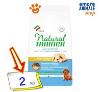 Natural Trainer Dog Puppy & Junior Small & Toy Pollo Cani 2 Kg
