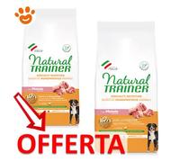 Natural Trainer Dog Sensitive No Gluten Adult Medium Maxi Maiale - Natural Trainer Dog Sensitive No Gluten Adult Medium Maxi Maiale - Offerta [PREZZO A CONFEZIONE] Quantità Minima 2, Sacco Da 12 Kg