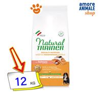 Trainer Natural Dog Sensitive No Gluten Adult Medium Maxi Salmone - Offerta [PREZZO A CONFEZIONE] Quantità Minima 2, Sacco Da 12 Kg