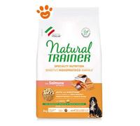 Natural Trainer Dog Sensitive No Gluten Adult Medium Maxi Salmone - Natural Trainer Dog Sensitive No Gluten Adult Medium Maxi Salmone - Sacco Da 3 Kg