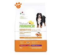 Natural Trainer Dog Sensitive No Gluten Mature Medium Maxi Salmone - Natural Trainer Dog Sensitive No Gluten Mature Medium Maxi Salmone - Sacco Da 3 Kg