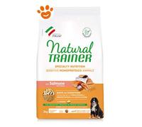 Natural Trainer Dog Sensitive No Gluten Puppy & Junior Medium Maxi Salmone - Natural Trainer Dog Sensitive No Gluten Puppy & Junior Medium Maxi Salmone - Sacco Da 3 Kg