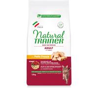 Natural Trainer Daily Nutrition Adult con Pollo Fresco 1,5 kg - Croccantini per gatti - 1° ORDINE? scegli lo sconto BZR5 / BZR20 + 200 punti fedeltà