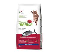 Natural Trainer gatto adult tonno 1,5 - 3 kg crocchette per gatti adulti cat