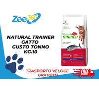 NATURAL TRAINER GATTO AL TONNO KG.10 + TRASPORTO GRATIS