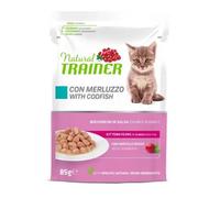 NATURAL TRAINER KITTEN MERLUZZO SALSA 85 GR.
