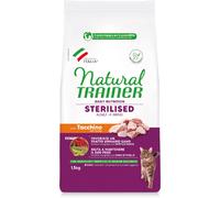 Trainer Cibo Secco Natural Adult Sterilised Di Carne Bianca 1,5 Kg