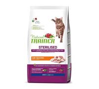 Natural Trainer Gatto Sterilizzato con Tacchino 1,5/3/10 kg Crocchette Gatti