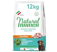 Natural Trainer Ideal Weight Medium&Maxi Cibo per Cani Adulti Light in fat con