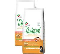 NATURAL TRAINER Kit Risparmio 2x12KG Sensitive No Gluten Puppy Medium&Maxi SALMONE