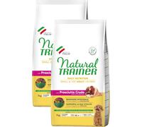 NATURAL TRAINER Kit Risparmio 2x7KG Dog Small Toy PROSCIUTTO CRUDO