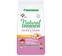 Natural Trainer Kitten Pollo Crocchette gatto - 1,5 kg
