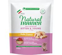 Natural Trainer Kitten con Pollo Fresco - 300 gr - Croccantini per gatti - 1° ORDINE? scegli lo sconto BZR5 / BZR20 + 200 punti fedeltà