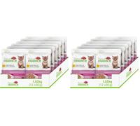 Natural Trainer Kitten & Young Cibo Umido per Gatti con Pollo 12 buste x 85 g - 1020 gr (Confezione da 2)