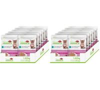 Natural Trainer Kitten & Young Cibo Umido per Gattino con Merluzzo - 12 Buste x 85 gr - 1020 gr (Confezione da 2)