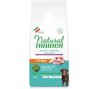 Natural Trainer Ideal Weight Medium&Maxi Cibo per Cani Adulti Light in fat con Tacchino - 12kg