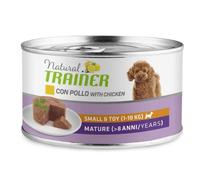 Natural Trainer Maintenance Mature Mini 150 gr Pollo - confezione da 24 pezzi - Cibo umido per cani - 1° ORDINE? scegli lo sconto BZR5 / BZR20 + 200 punti fedeltà