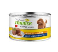 Natural Trainer Maintenance Puppy e Junior Small/Toy 150 gr Manzo e riso - Cibo umido per cani - 1° ORDINE? scegli lo sconto BZR5 / BZR20 + 200 punti fedeltà