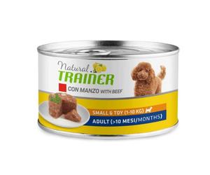 Natural Trainer Maintenance Puppy e Junior Small/Toy 150 gr Manzo e riso - confezione da 24 pezzi - Cibo umido per cani - 1° ORDINE? scegli lo sconto BZR5 / BZR20 + 200 punti fedeltà