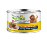 Natural Trainer Maintenance Puppy e Junior Small/Toy 150 gr Porsciutto crudo e riso - confezione da 24 pezzi - Cibo umido per cani - 1° ORDINE? scegli lo sconto BZR5 / BZR20 + 200 punti fedeltà
