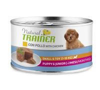 Natural Trainer Maintenance Puppy e Junior Small/Toy 150 gr Puppy & junior - confezione da 6 pezzi - Cibo umido per cani - 1° ORDINE? scegli lo sconto BZR5 / BZR20 + 200 punti fedeltà