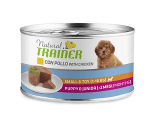 Natural Trainer Maintenance Puppy e Junior Small/Toy 150 gr Puppy & junior - confezione da 6 pezzi - Cibo umido per cani - 1° ORDINE? scegli lo sconto BZR5 / BZR20 + 200 punti fedeltà