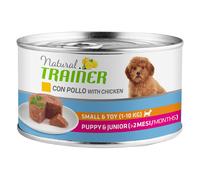 NATURAL TRAINER SMALL & TOY PUPPY & JUNIOR POLLO & RISO 150 GR.