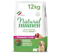 Natural Trainer Maxi Cibo per Cani Puppy&Junior con Prosciutto crudo - 12kg